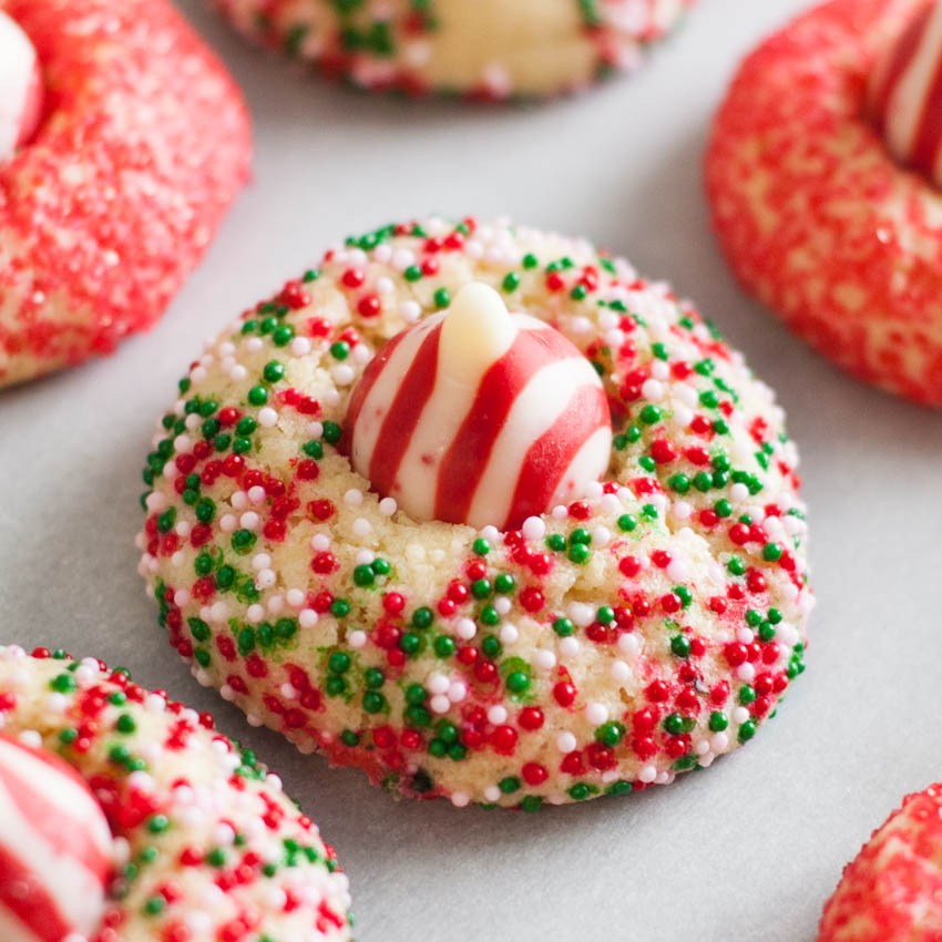 Candy Cane Christmas Cookies | Thrifty Below