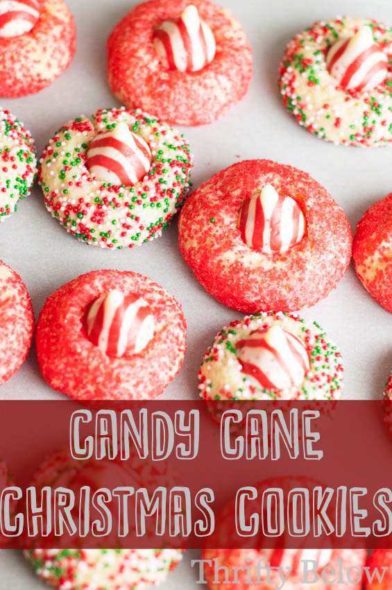 Candy Cane Christmas Cookies | Thrifty Below